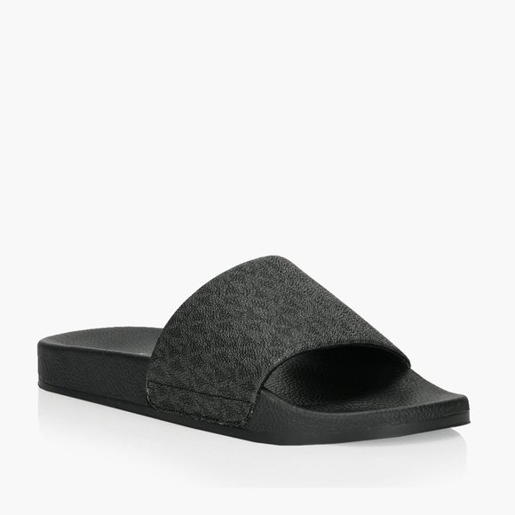 🎁 MICHAEL KORS MENS Jake Logo Slide Sandal - Picture 4 of 7